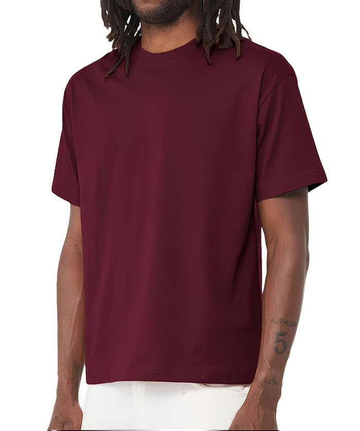 Bella + Canvas Drop Shoulder Heavyweight T-shirt - Vintage Denim