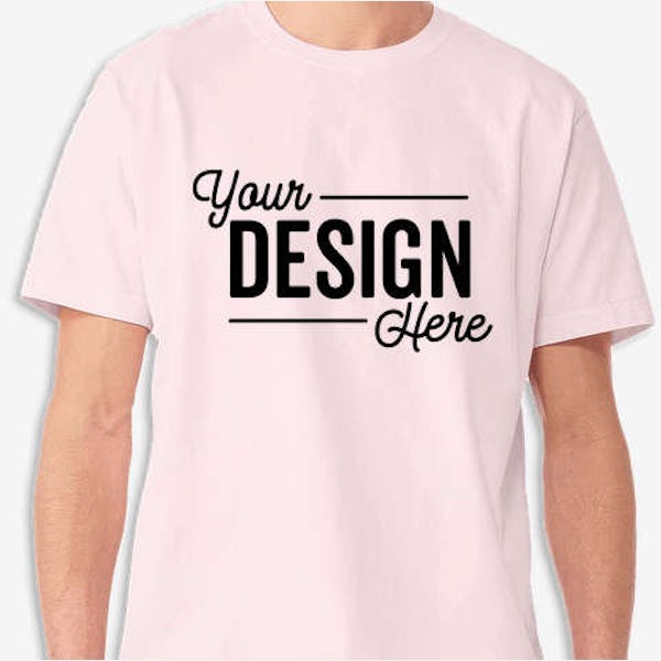 Bella + Canvas Heavyweight Garment Dyed T-shirt - Pink