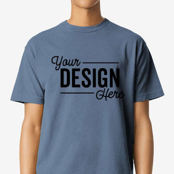 American Apparel Garment Dyed Cotton T-shirt - Faded Navy