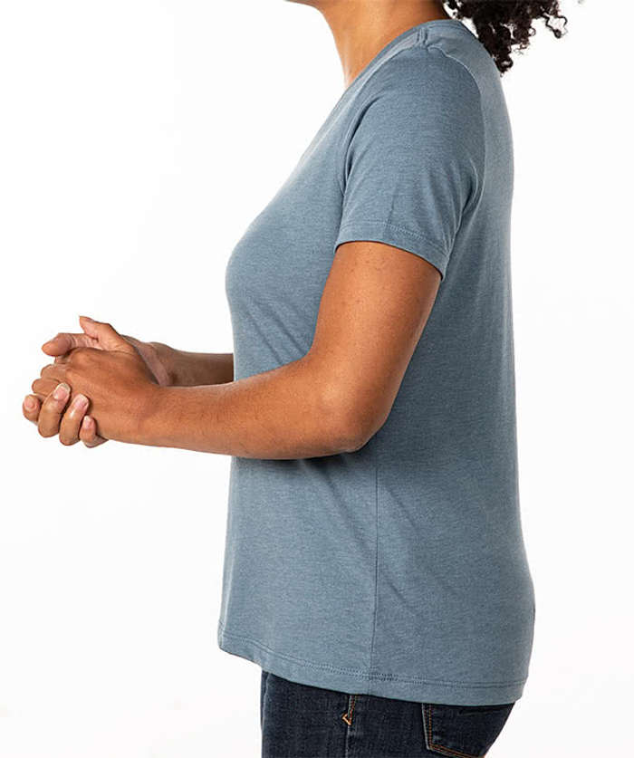 Bella + Canvas Women's Jersey V-Neck T-shirt - Team Purple 5 Bella + Canvas Women's Jersey V-Neck T-shirt - Team Purple
