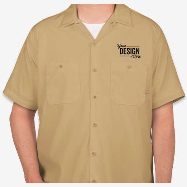 Dickies Lightweight Industrial Work Shirt - Desert Sand