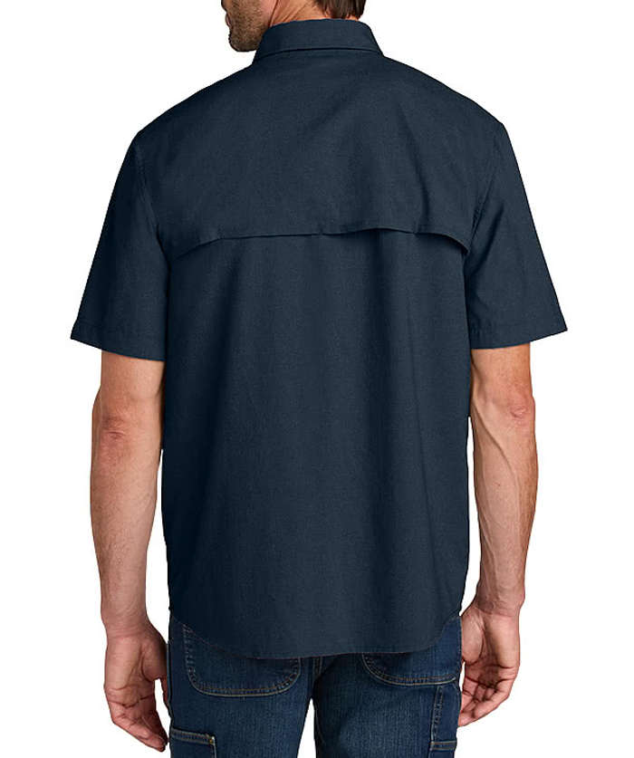 Carhartt Force Sun Defender Short Sleeve Work Shirt - Embroidered - Steel 5 Carhartt Force Sun Defender Short Sleeve Work Shirt - Embroidered - Steel