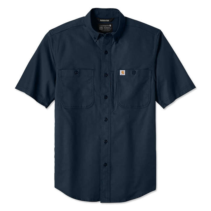 Carhartt Rugged Professional Series Short Sleeve Work Shirt - Navy