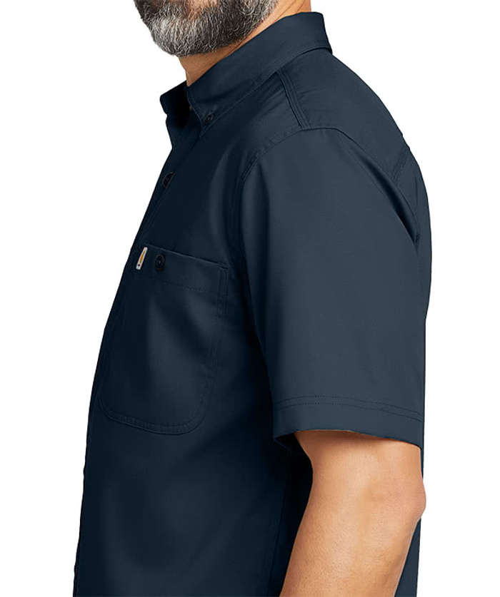 Carhartt Rugged Professional Series Short Sleeve Work Shirt - Navy