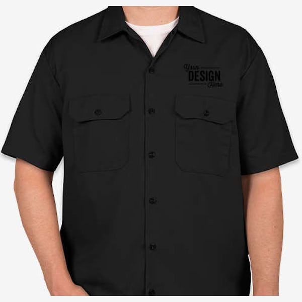 Dickies Twill Industrial Work Shirt - Black