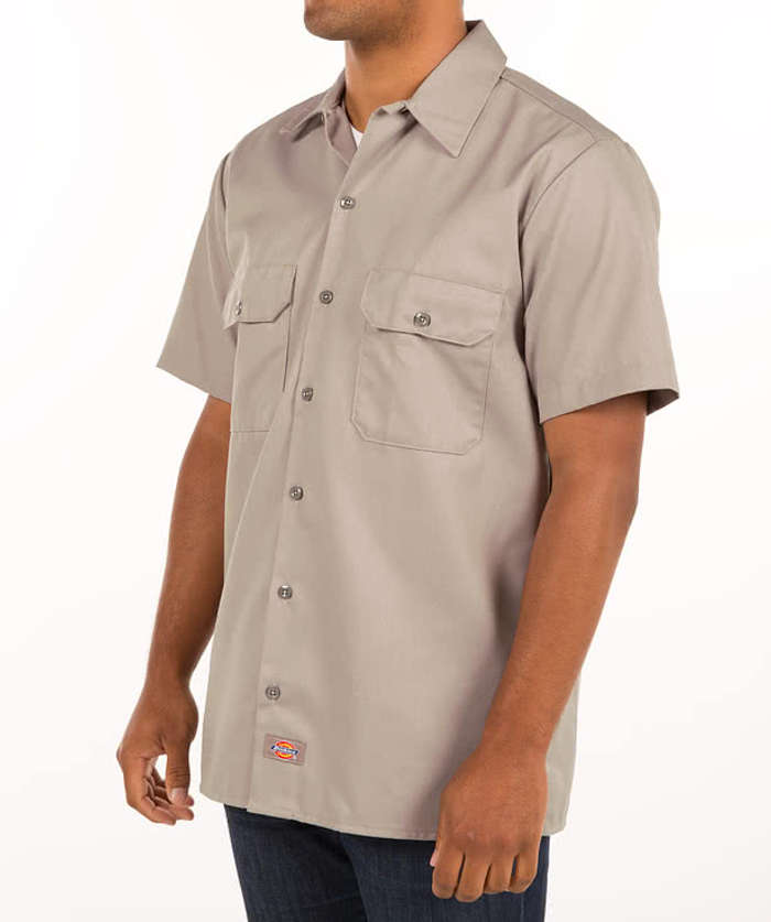 Dickies Twill Industrial Work Shirt - Black 3 Dickies Twill Industrial Work Shirt - Black