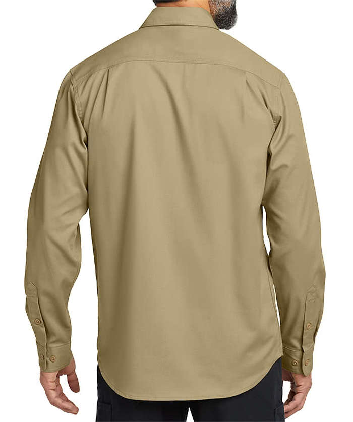 Carhartt Rugged Professional Series Long Sleeve Work Shirt - Dark Khaki 5 Carhartt Rugged Professional Series Long Sleeve Work Shirt - Dark Khaki