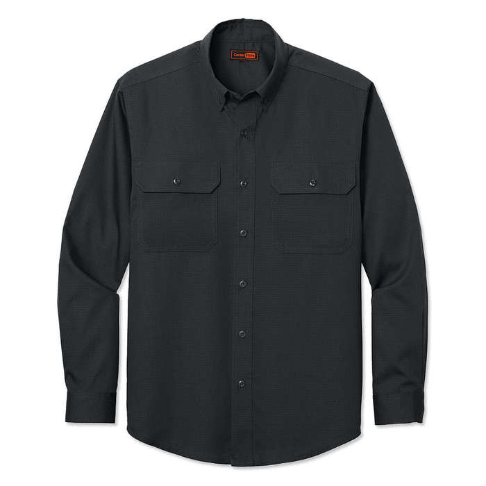 CornerStone Select Ripstop Long Sleeve Work Shirt - Navy Blue
