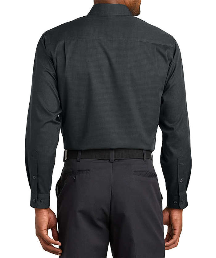 CornerStone Select Ripstop Long Sleeve Work Shirt - Navy Blue