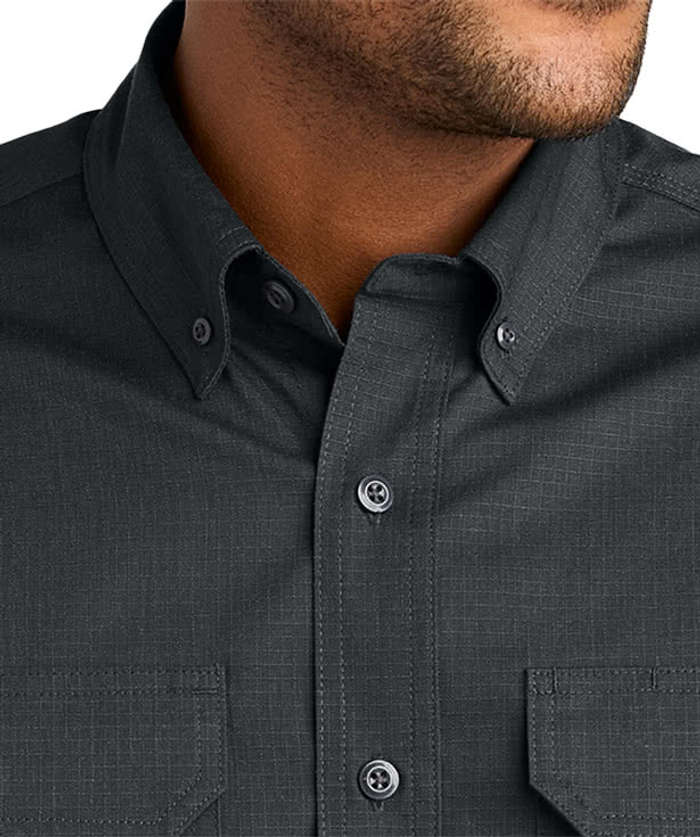 CornerStone Select Ripstop Long Sleeve Work Shirt - Navy Blue