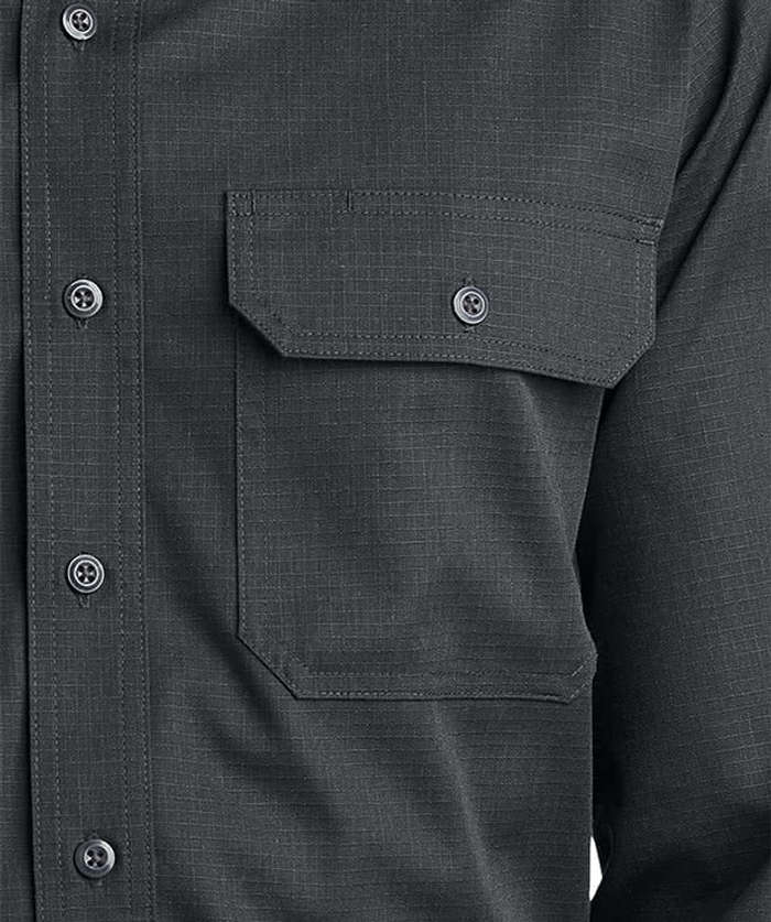 CornerStone Select Ripstop Long Sleeve Work Shirt - Navy Blue