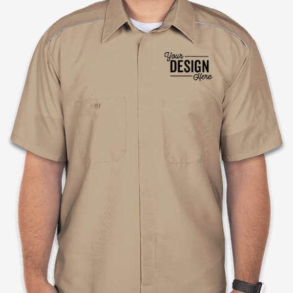 Red Kap Pro Airflow Work Shirt - Khaki