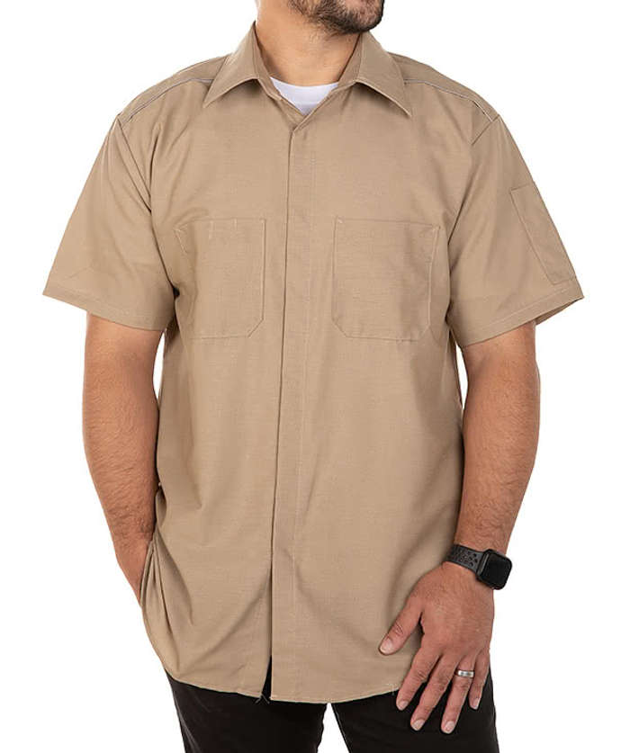 Red Kap Pro Airflow Work Shirt - Khaki 4 Red Kap Pro Airflow Work Shirt - Khaki
