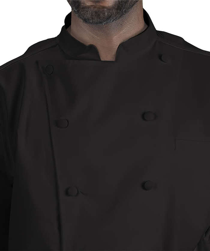Edwards 12 Button Mesh Back Short Sleeve Chef Coat - White 6 Edwards 12 Button Mesh Back Short Sleeve Chef Coat - White