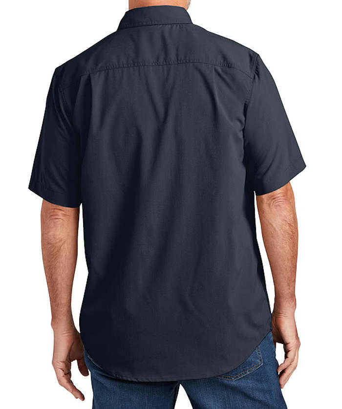 Carhartt Force Solid Short Sleeve Work Shirt - Printed - Steel 4 Carhartt Force Solid Short Sleeve Work Shirt - Printed - Steel