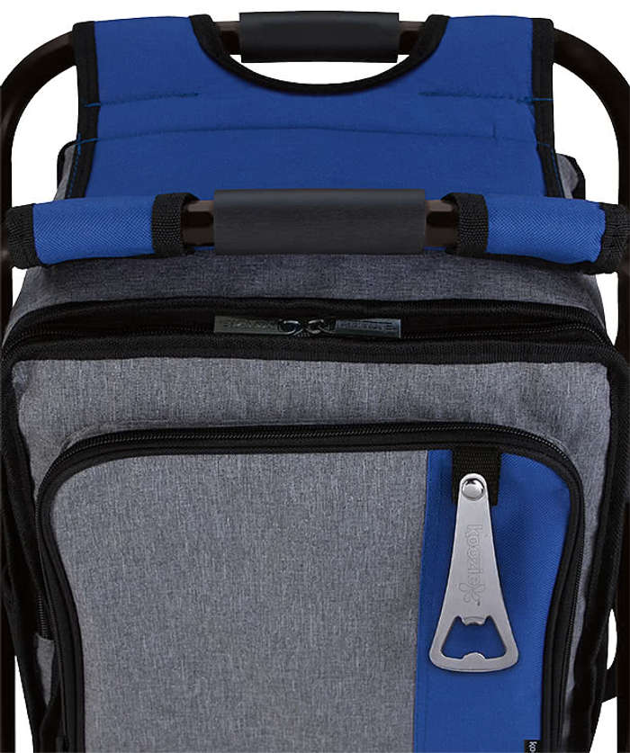 Full Color Koozie® Backpack Cooler Chair - Lime