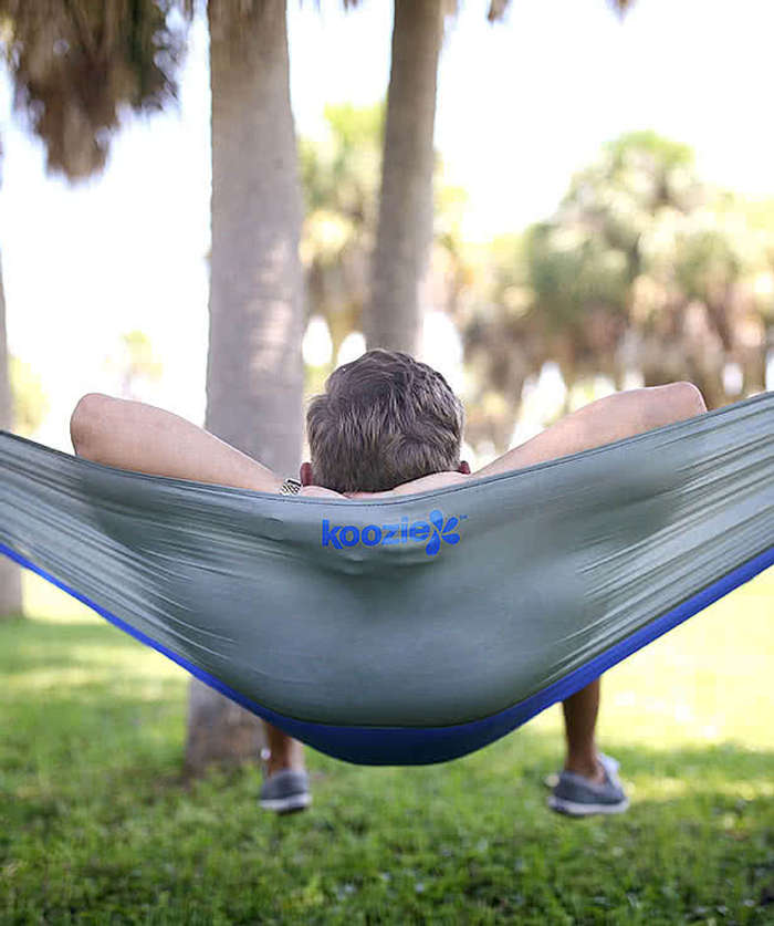 Koozie® Lightweight Camp Hammock - Royal 3 Koozie® Lightweight Camp Hammock - Royal