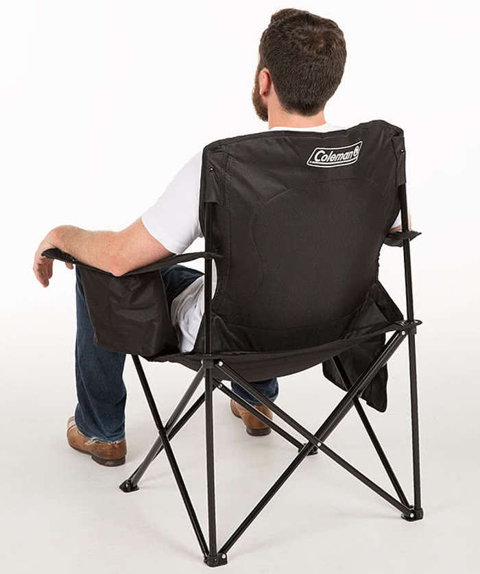 Coleman ® Oversized Cooler Quad Chair - Black