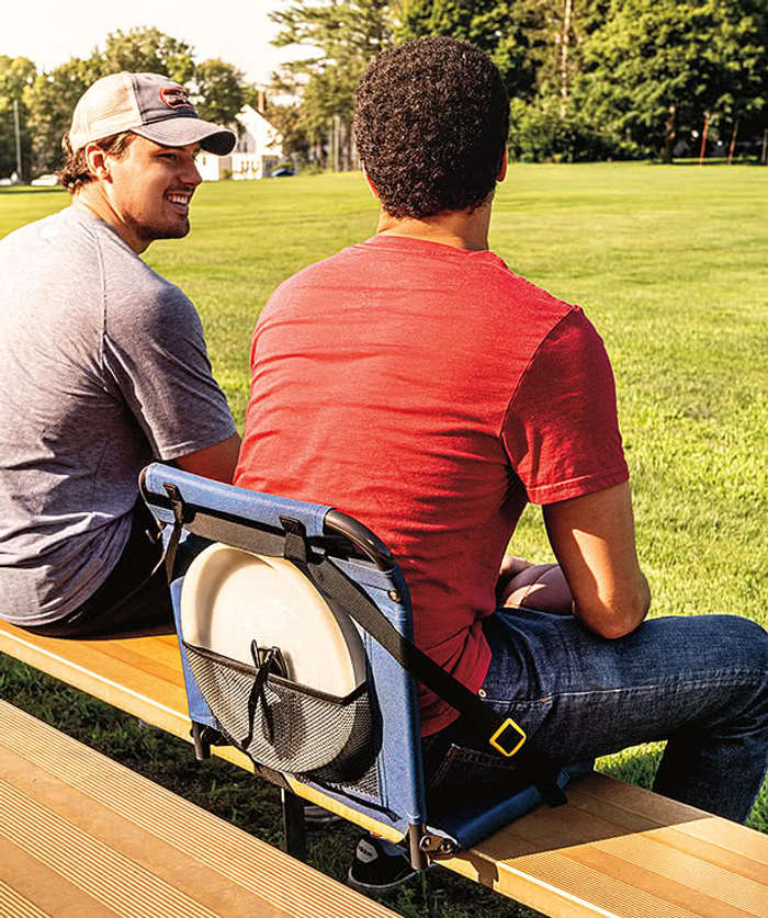 GCI Outdoor BleacherBack Stadium Seat - Royal 6 GCI Outdoor BleacherBack Stadium Seat - Royal