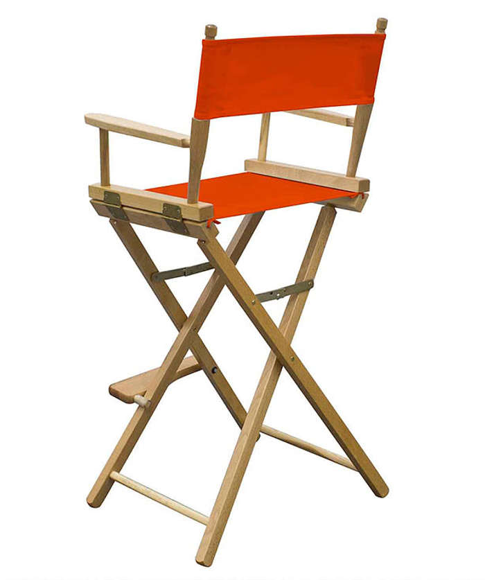Full Color Bar-Height Director's Chair - Royal