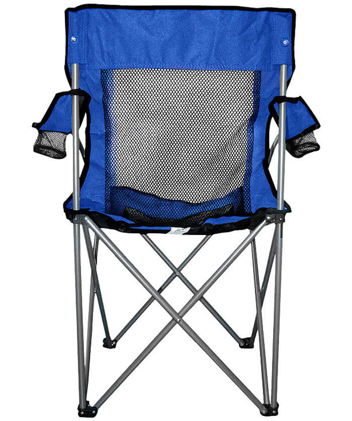 Mesh Folding Chair with Carrying Case - Black 3 Mesh Folding Chair with Carrying Case - Black