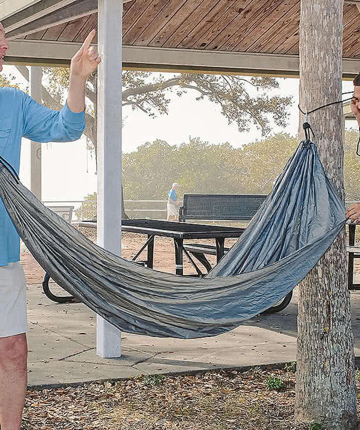 Daydreams Lightweight Pocket Hammock - Gray 3 Daydreams Lightweight Pocket Hammock - Gray