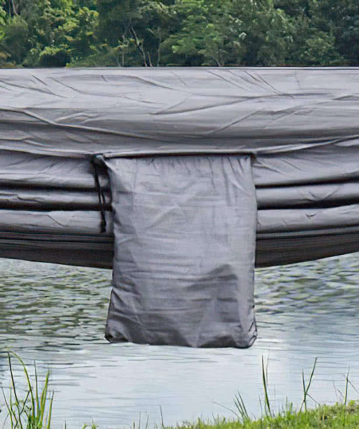 Daydreams Lightweight Pocket Hammock - Gray 4 Daydreams Lightweight Pocket Hammock - Gray