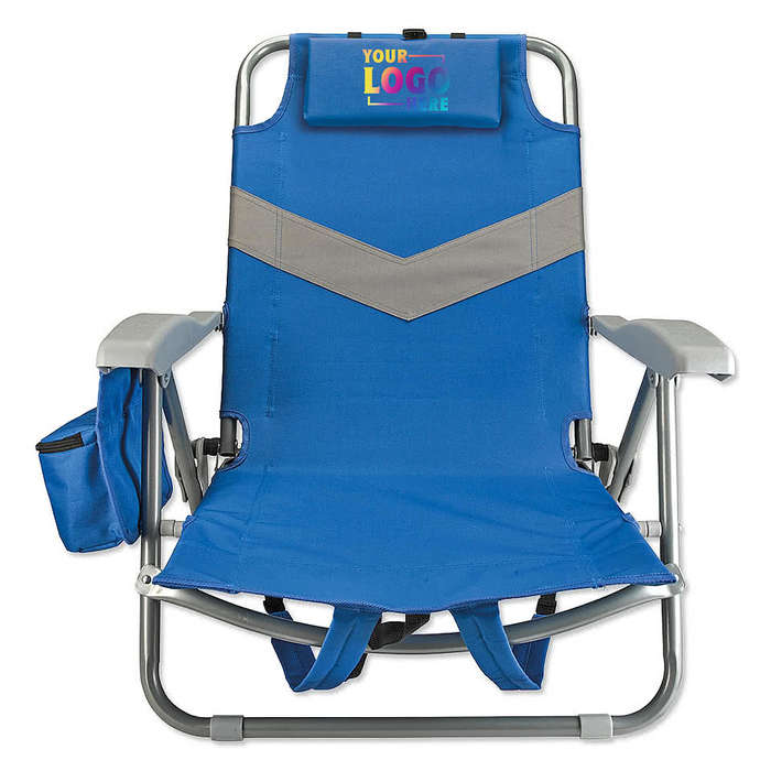 Koozie® Clearwater Beach Backpack Chair - Royal