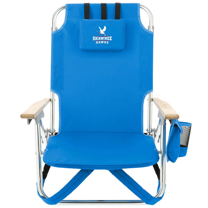 5-Position Folding Beach Chair - Royal