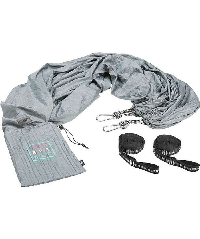 High Sierra Packable Hammock with Straps - Gray