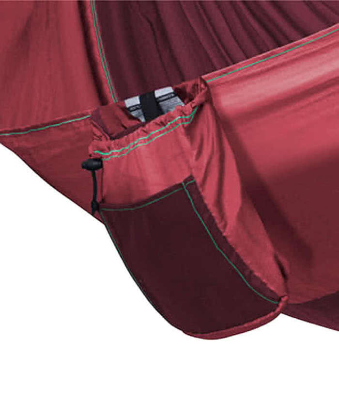 Sebago Packable Hammock with Pouch - Black  /  Seattle Grey