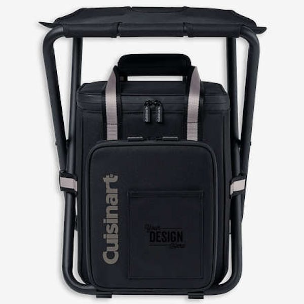Full Color Cuisinart Folding Chair Backpack Cooler - Black