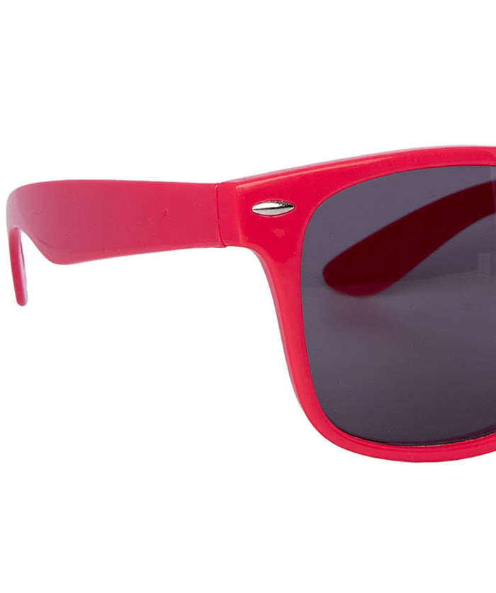 Solid Malibu Sunglasses - Frosted White