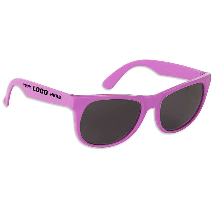 Solid Promotional Sunglasses - Red / Red