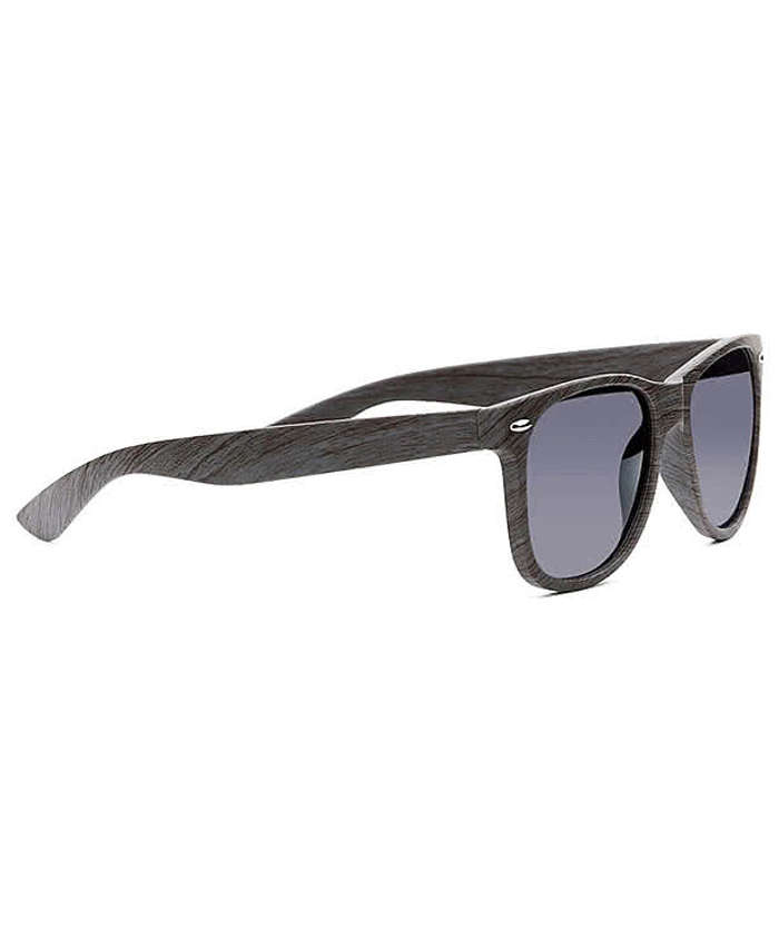 Allen Faux Wood Finish Sunglasses - Natural
