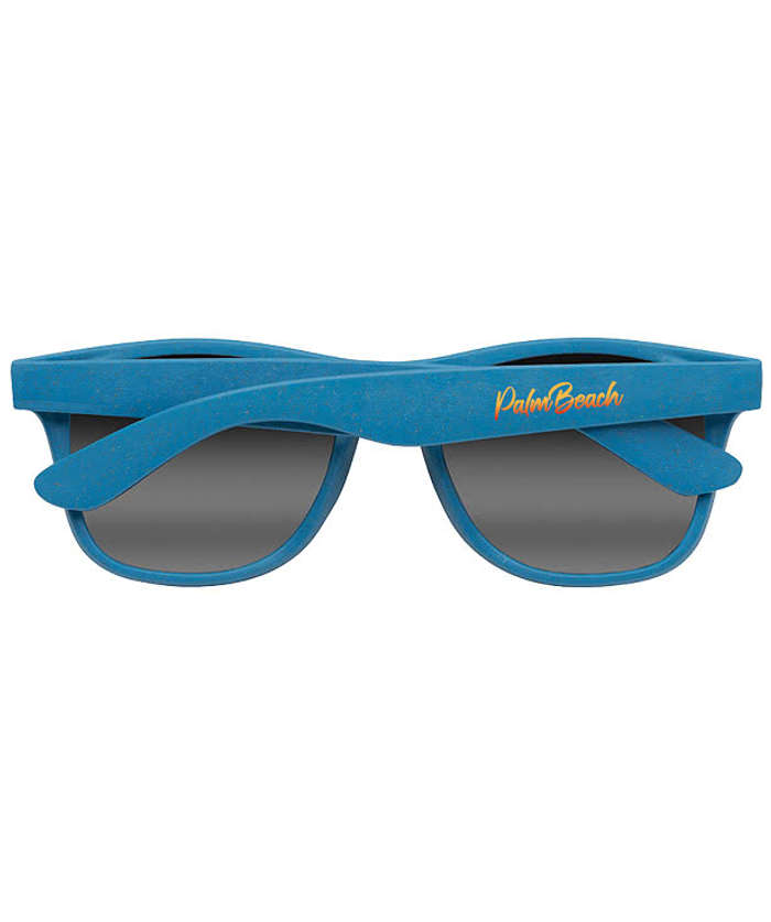 Full Color Kailua Wheat Straw Wayfarer Sunglasses - Sand