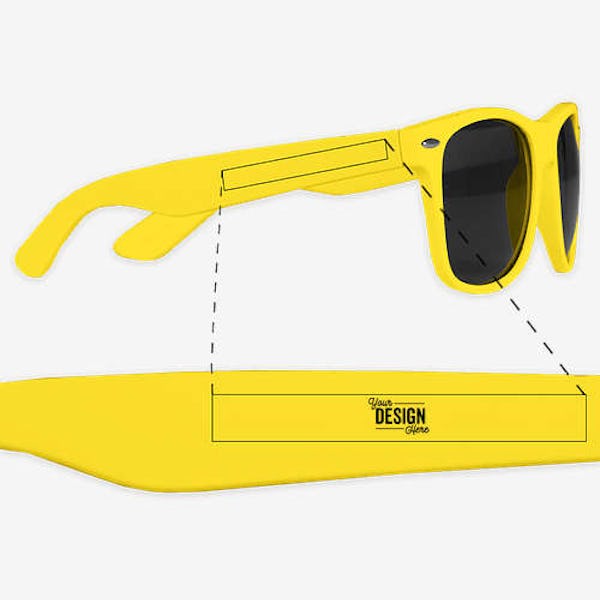 Matte Malibu Sunglasses - Yellow