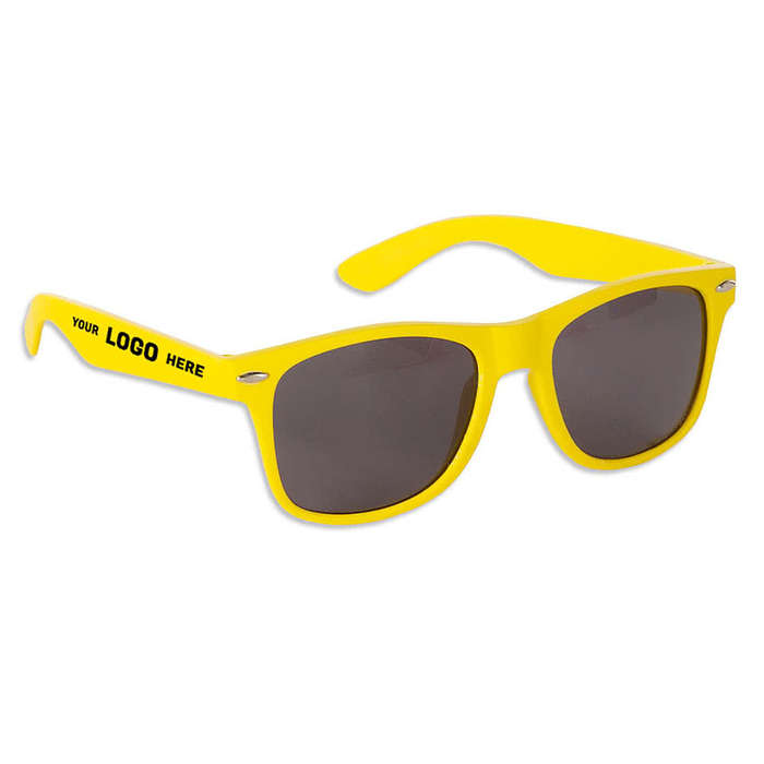 Matte Malibu Sunglasses - Yellow