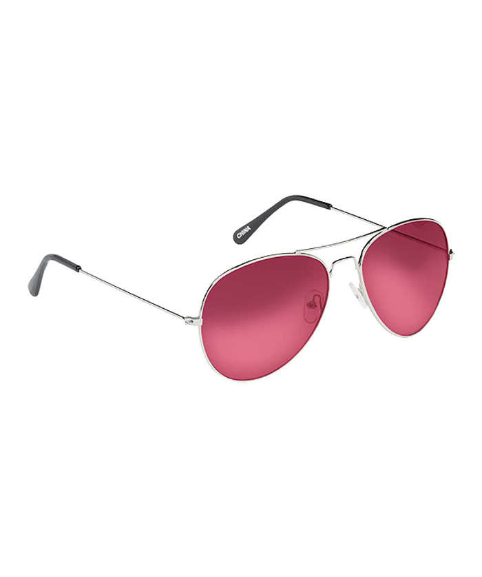 Ocean Gradient Aviator Sunglasses - Silver with Red 3 Ocean Gradient Aviator Sunglasses - Silver with Red