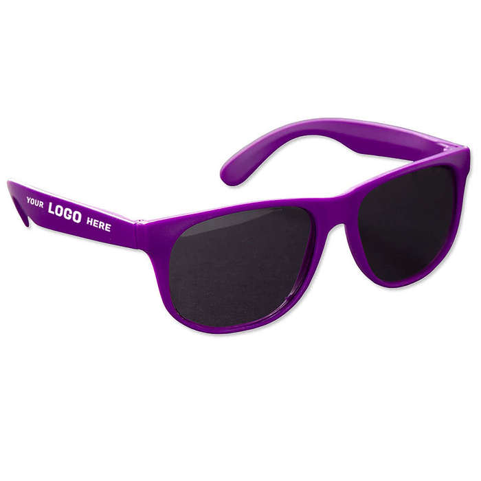 Single-Tone Matte Sunglasses - White