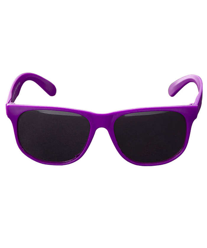 Single-Tone Matte Sunglasses - White