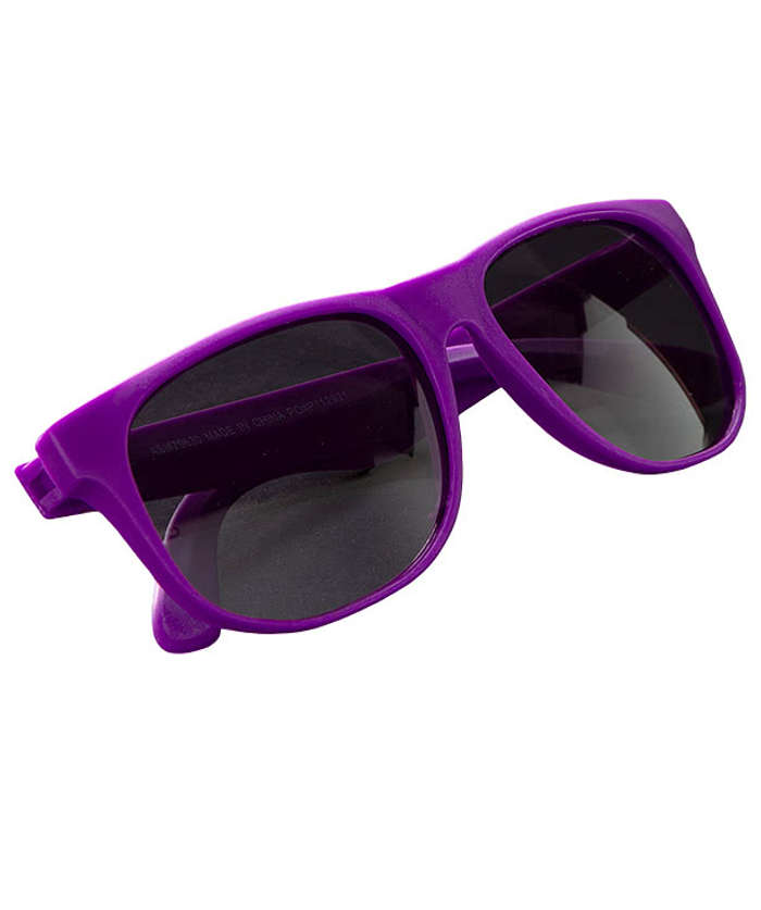Single-Tone Matte Sunglasses - White