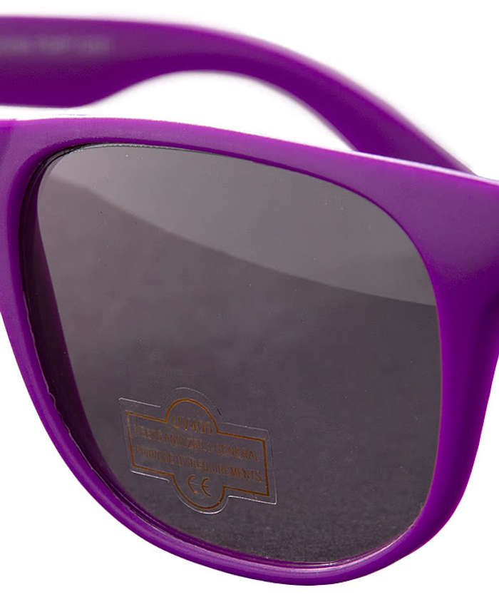 Single-Tone Matte Sunglasses - White