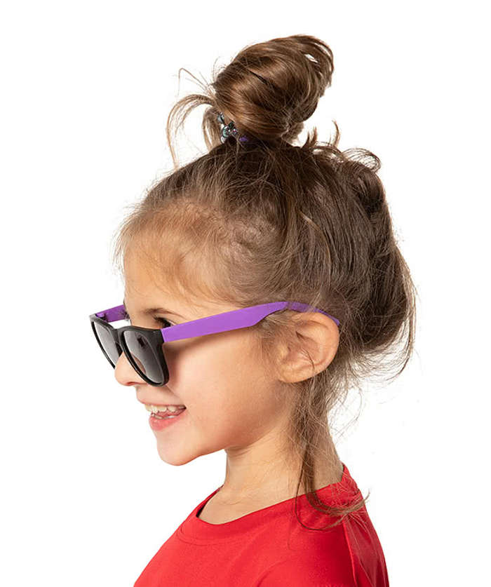 Youth Promotional Sunglasses - Purple 7 Youth Promotional Sunglasses - Purple