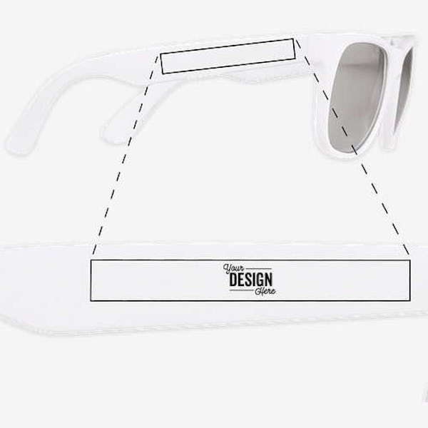 Promotional Mirrored Sunglasses - Silver Tint