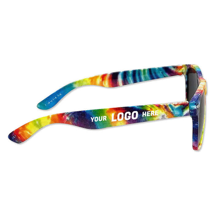 Tie-Dye Malibu Sunglasses - Rainbow