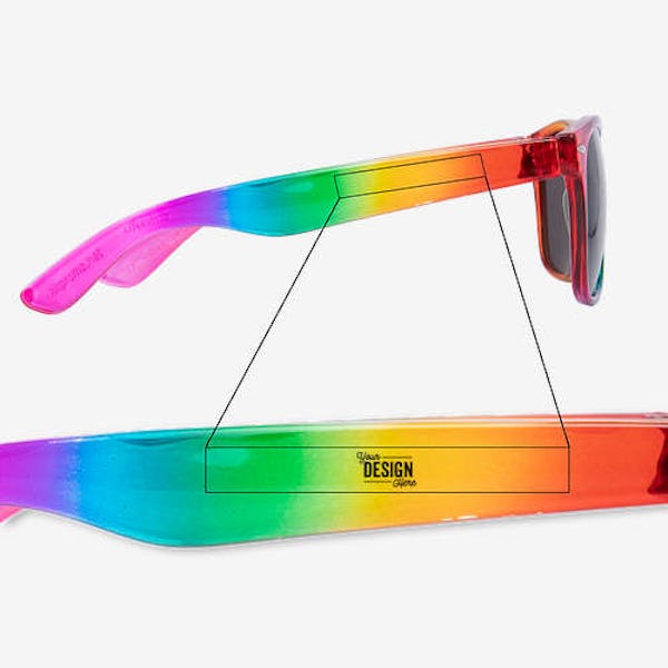 Rainbow Malibu Sunglasses - Rainbow