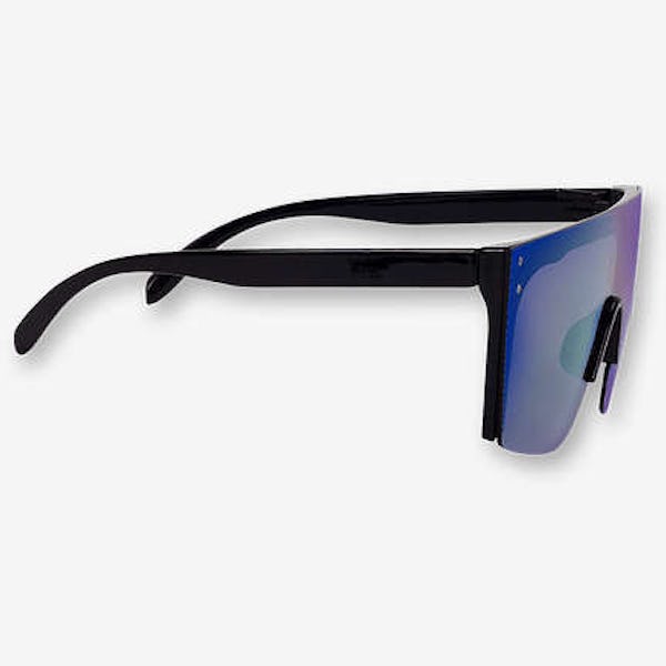 Cobra Wraparound Polarized Sunglasses - Blue / Purple