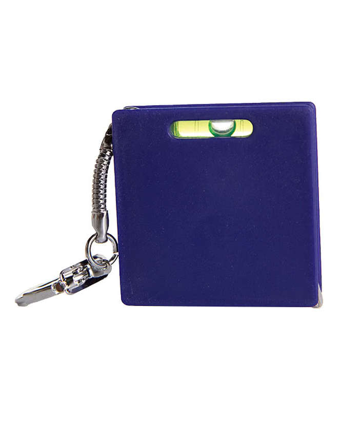 Full Color Square Level Tape Measure Keychain - White 3 Full Color Square Level Tape Measure Keychain - White
