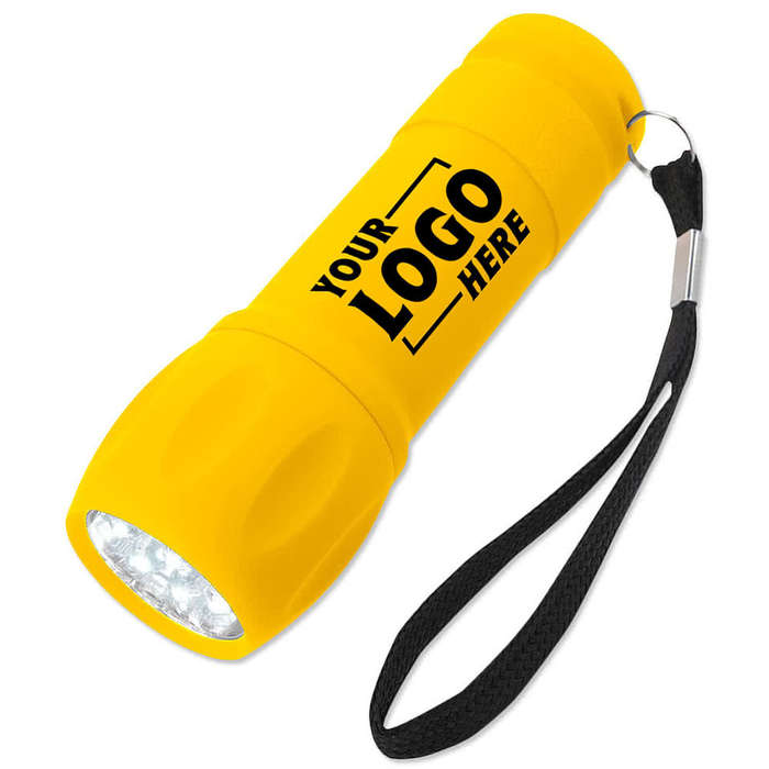 Rubberized LED Flashlight - Black